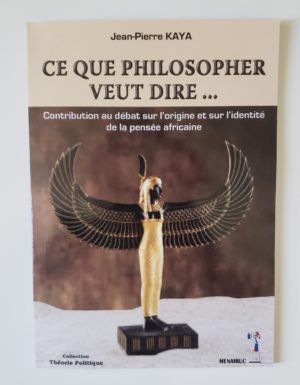 Ce que philosopher veut dire